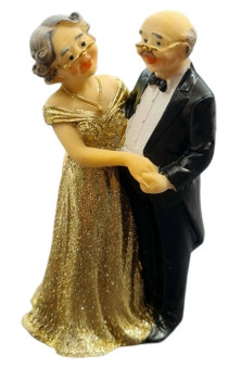 Tortenfigur, Aufsteller - Goldene Hochzeit - 1