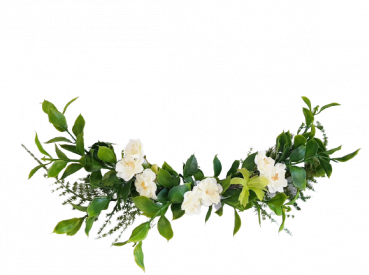 Blumenring, Blumenhänger mit Kirschblüten - 4