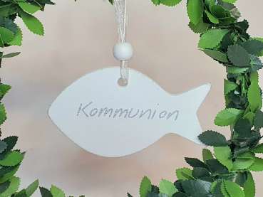 Aufsteller zur Kommunion mit einem Fisch - 4