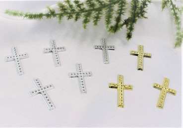 Streudekoration - 15 Kreuze zum Streuen