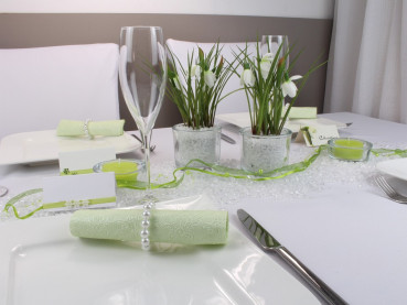 Blumendeko - Schneeglöckchen als Strauß. Blumendekoration Tischdeko-online 4
