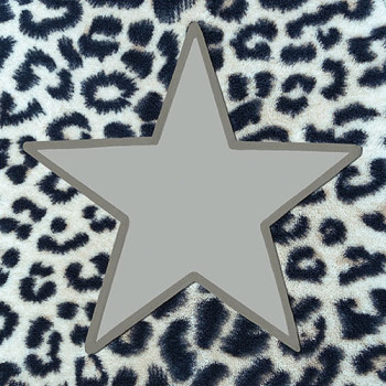 Weihnachtsserviette Wildlife Star Silver - animal print