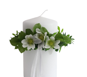 Tropfschutz aus Rosenblättern mit Anemonen - 1