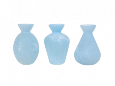3 geeiste Vasen