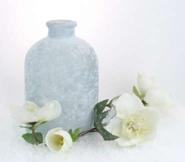 Geeiste Vase, grün, rosa oder blau