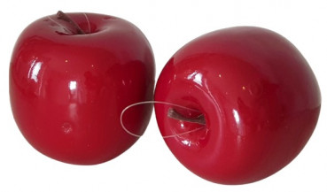 Roter Deko-Apfel, 8 cm
