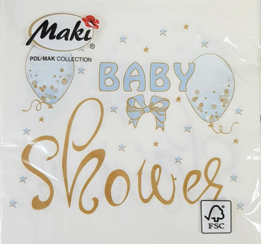 Servietten zur Babyparty 