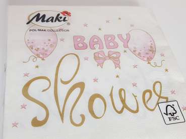 Servietten zur Babyparty "Baby-Shower" - 3