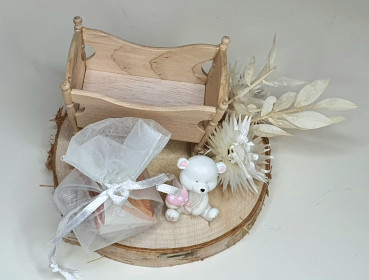 Preview: Geldgeschenk mit einer Wiege, Geschenkebox - 3