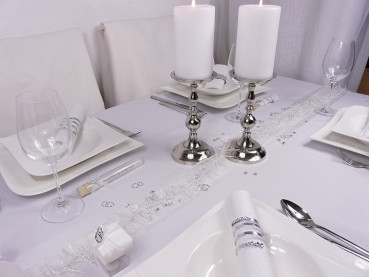 15 Doppelringe - silber oder gold, Streudeko