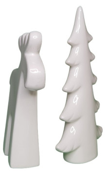 weißer Elch aus Keramik - 3