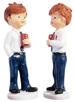 Moderne Figur Junge zur Kommunion oder Konfirmation - 2