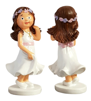 Moderne Figur zur Kommunion oder Konfirmation, Mädchen - 3