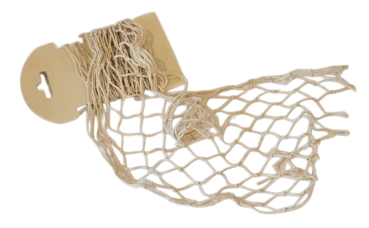 Fischernetz aus Baumwolle, 100 x 25 cm - 2