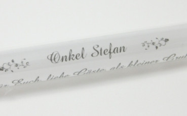 Gastgeschenk - Glasröhrchen mit einem Buchskränzchen und einem Kreuz 3