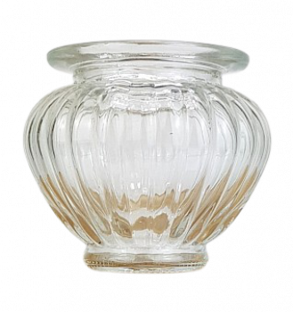 Mediterranes Windlicht, Vase aus Glas - 1