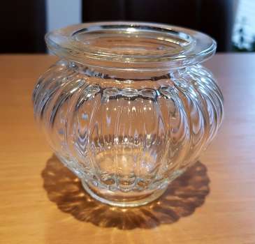Mediterranes Windlicht, Vase aus Glas - 5