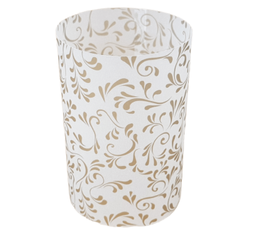 Pergament-Tischlicht mit goldfarbenen Ornamenten - 1