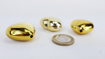 10  Goldherzen zum Streuen