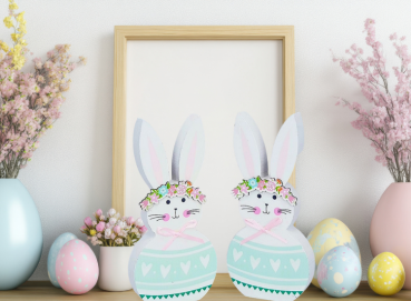 Preview: Hase "Betty", Aufsteller zur Ostern