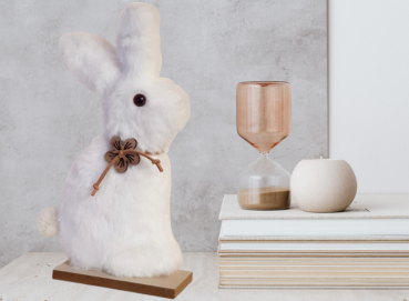 Preview: Weißer Kuschelhase