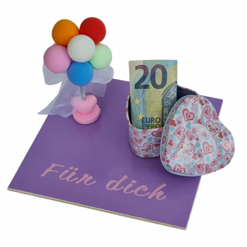 Geldgeschenk und Geschenkverpackung - "Für dich" - 7