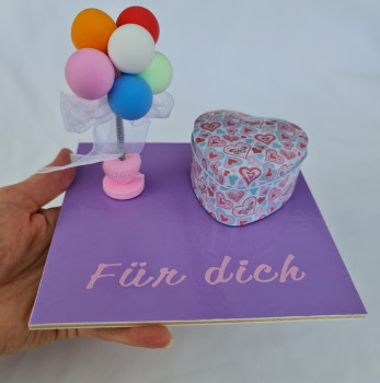 Geldgeschenk und Geschenkverpackung - "Für dich" - 5