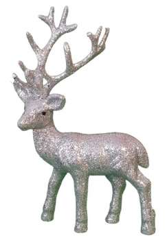 Hirsch in Glitzeroptik in drei Farben und zwei Größen - 2