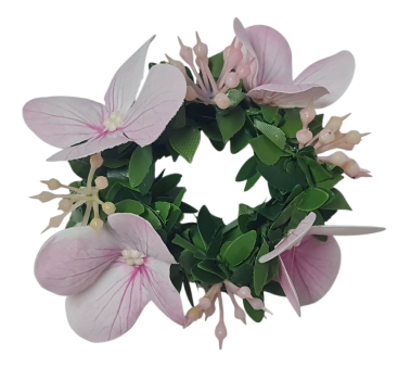 Kerzen, Kerzendeko - Kleiner Kerzenring mit Rosen. Tischdeko-online.de 1