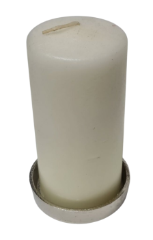 Kerzenteller aus Alu, Durchmesser, 7 cm - 5