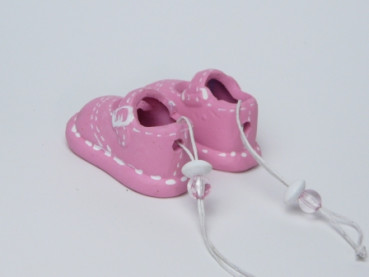 Babyschuhe rosa oder blau