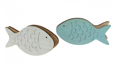 Fisch mit einer Klammer in zwei Farben, zur Kommunion oder Konfirmation - 3