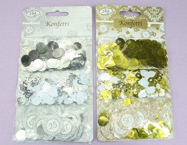 Konfetti zur Goldhochzeit oder Silberhochzeit - 6