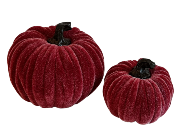Dieser elegante weiße Kürbis aus hochwertigem Keraflott ist die perfekte Herbstdekoration für ein stilvolles Zuhause. - 1