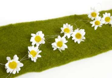 Girlande mit Margertien, 1,80 m lang