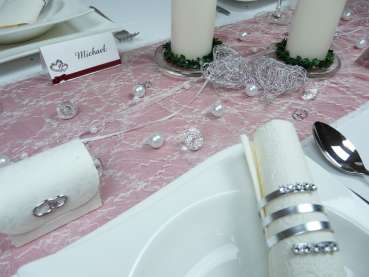 Hochzeitsdeko, Gastgeschenk runde Truhe mit zwei Ringen 5