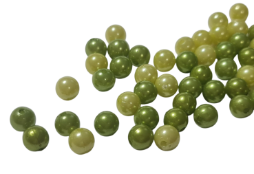 Perlen, Maigrün, 10 mm Durchmesser - 1