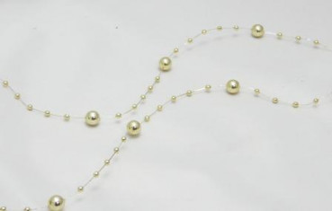 Perlengirlande silber- oder goldfarben 4