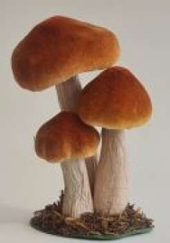 Eine Pilzgruppe für die Herbstdeko oder Weihnachtsdeko - 4