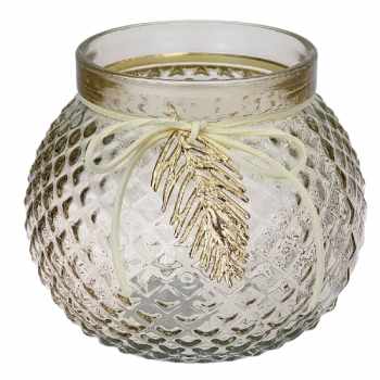 Teelichtglas. Vase Relief