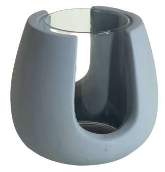 Windlicht/Vase in Betonoptik - 5