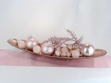 Tischband, Schleifenband "Wien" in Rosa/Silber -  B 5