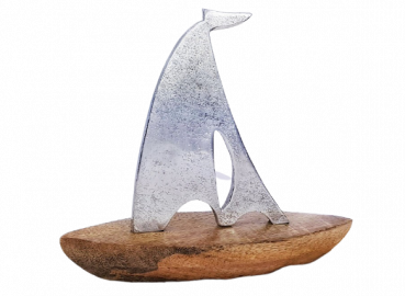 Segelschiff mit Alusegel