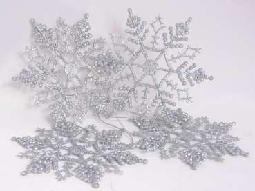 Glitzer-Schneeflocke für Ihre Weihnachtsdeko 2
