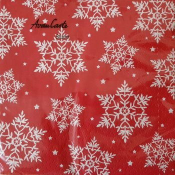 Winterserviette "Schneeflocken"