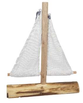 Segelschiff aus Holz und Leinen - 5