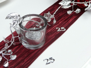 Teelichter in Aluminiumhülle - glitzernd in Silber oder Gold 4