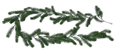 Tannengirlande künstlich 181 cm – Weihnachtsdekoration für Innen & Außen | Tannenzauber