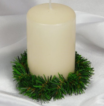 Tischdekoration  Tannen-Kerzenring. Weihnachtsdeko 3