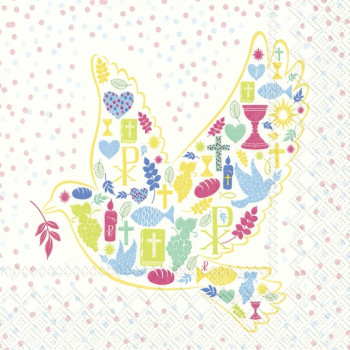 Servietten "Bird of Peace" mit christlichen Motiven - 1